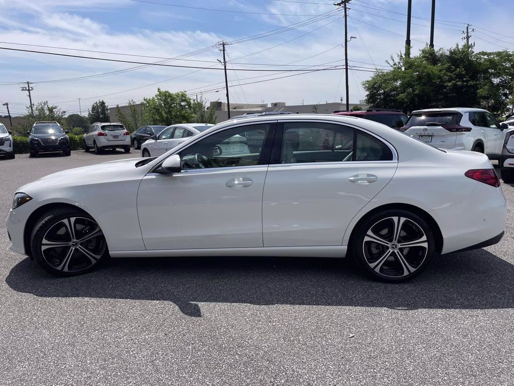 2025 White Mercedes-Benz C-Class C 300 RWD Sedan