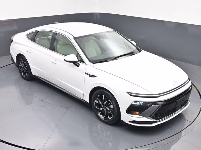 2025 Serenity White Hyundai Sonata SEL FWD Sedan