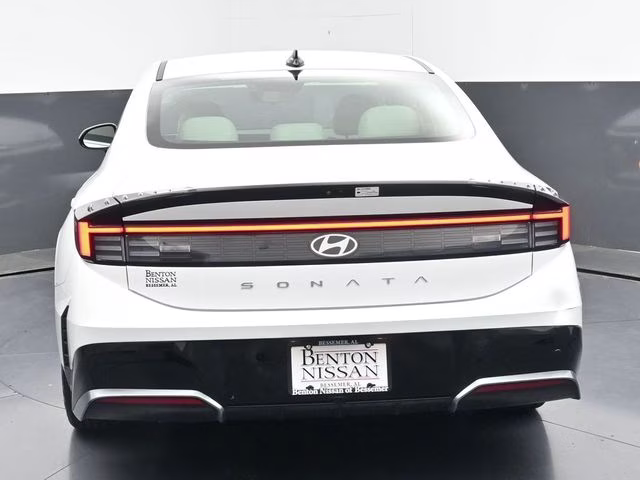 2025 Serenity White Hyundai Sonata SEL FWD Sedan