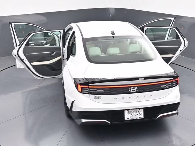 2025 Serenity White Hyundai Sonata SEL FWD Sedan