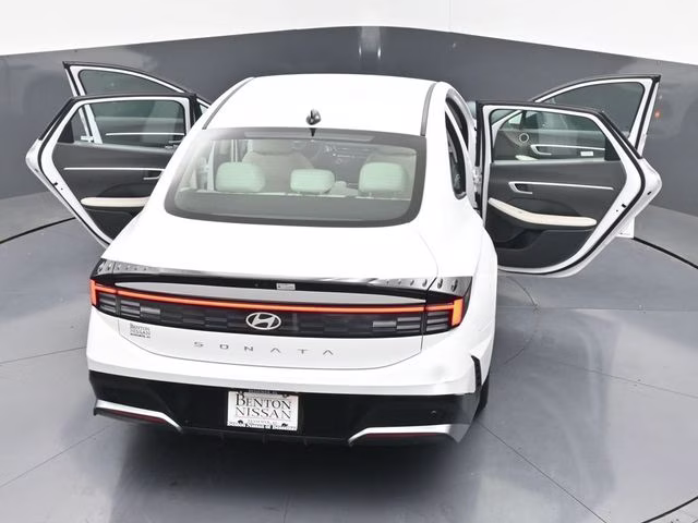 2025 Serenity White Hyundai Sonata SEL FWD Sedan
