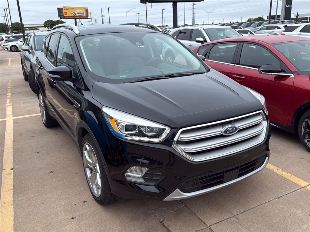 2019 Agate Black Metallic Ford Escape Titanium FWD SUV