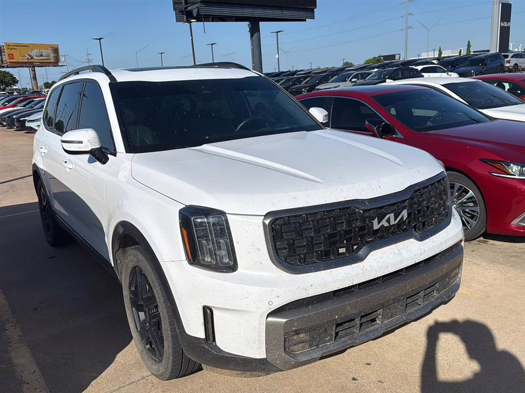 2023 Glacial White Pearl Kia Telluride SX Prestige X-Line AWD SUV