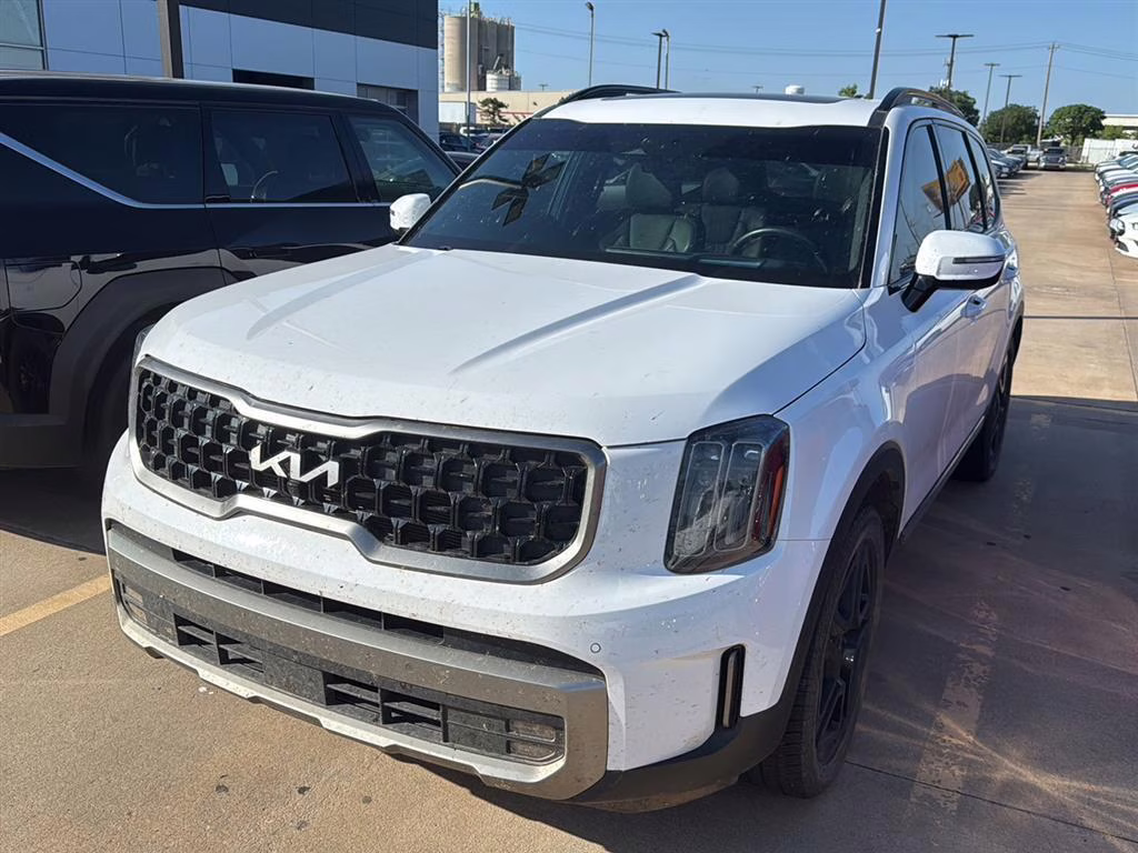 2023 Glacial White Pearl Kia Telluride SX Prestige X-Line AWD SUV
