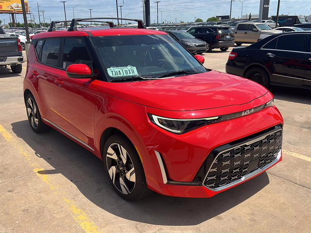 2025 Inferno Red Kia Soul GT-Line FWD Hatchback