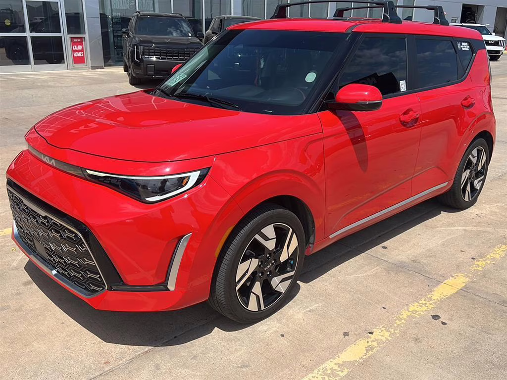 2025 Inferno Red Kia Soul GT-Line FWD Hatchback