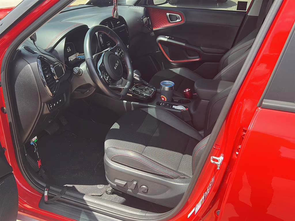 2025 Inferno Red Kia Soul GT-Line FWD Hatchback