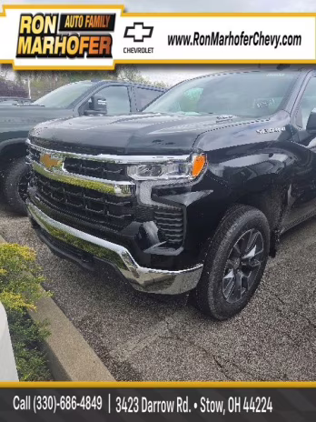 2026 Black Chevrolet Silverado 1500 LT 4X4 Truck
