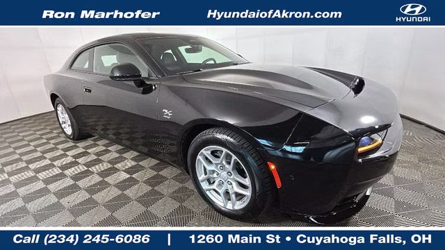 2025 Diamond Black Crystal Pearlcoat Dodge Charger R/T AWD Coupe
