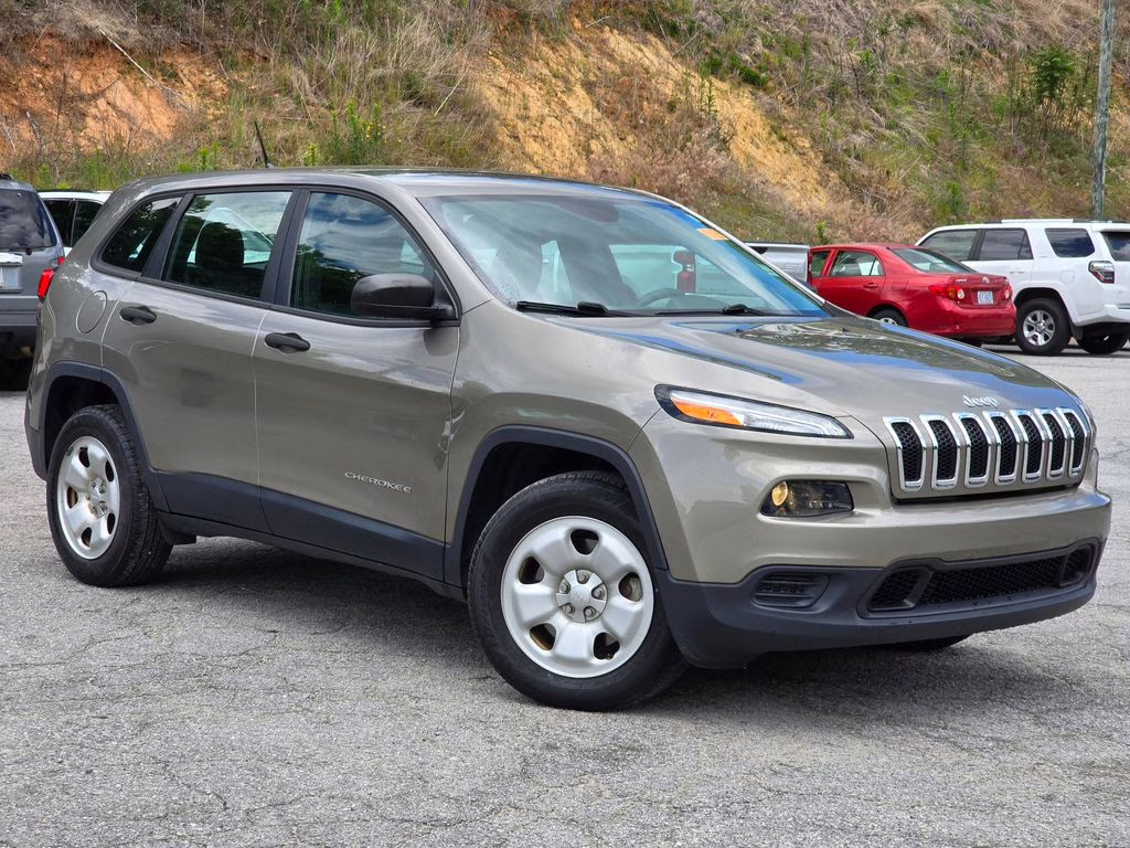 2017 Light Brownstone Pearlcoat Jeep Cherokee Sport 4X4 SUV