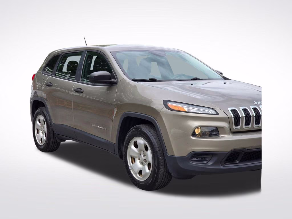 2017 Light Brownstone Pearlcoat Jeep Cherokee Sport 4X4 SUV