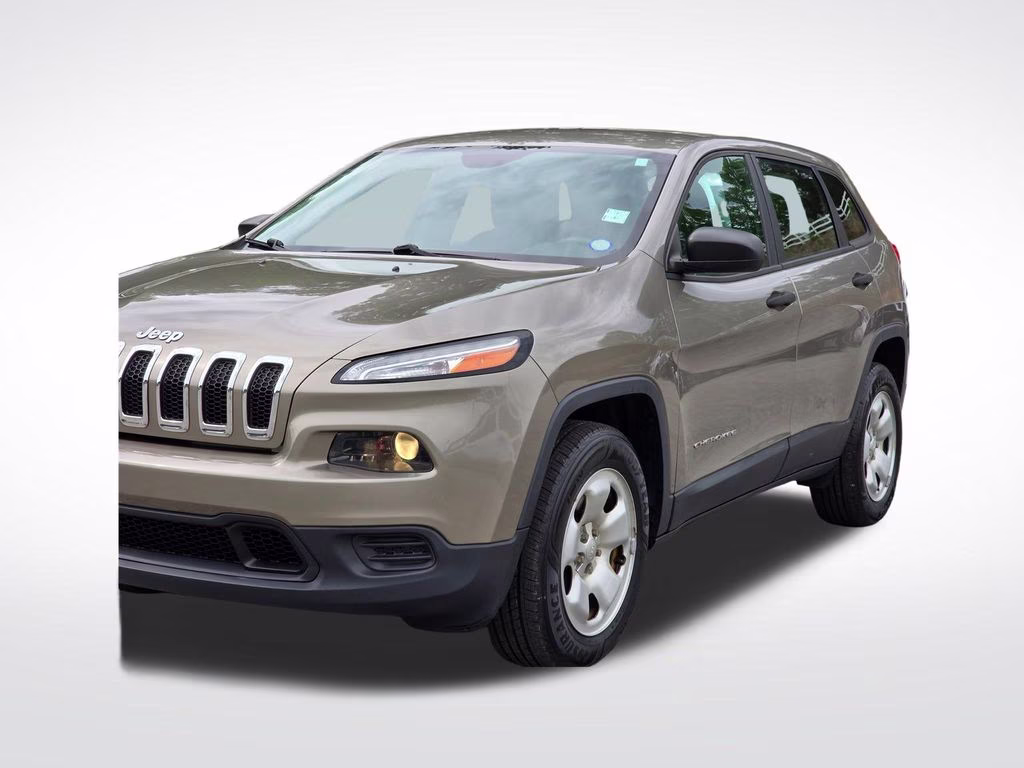 2017 Light Brownstone Pearlcoat Jeep Cherokee Sport 4X4 SUV