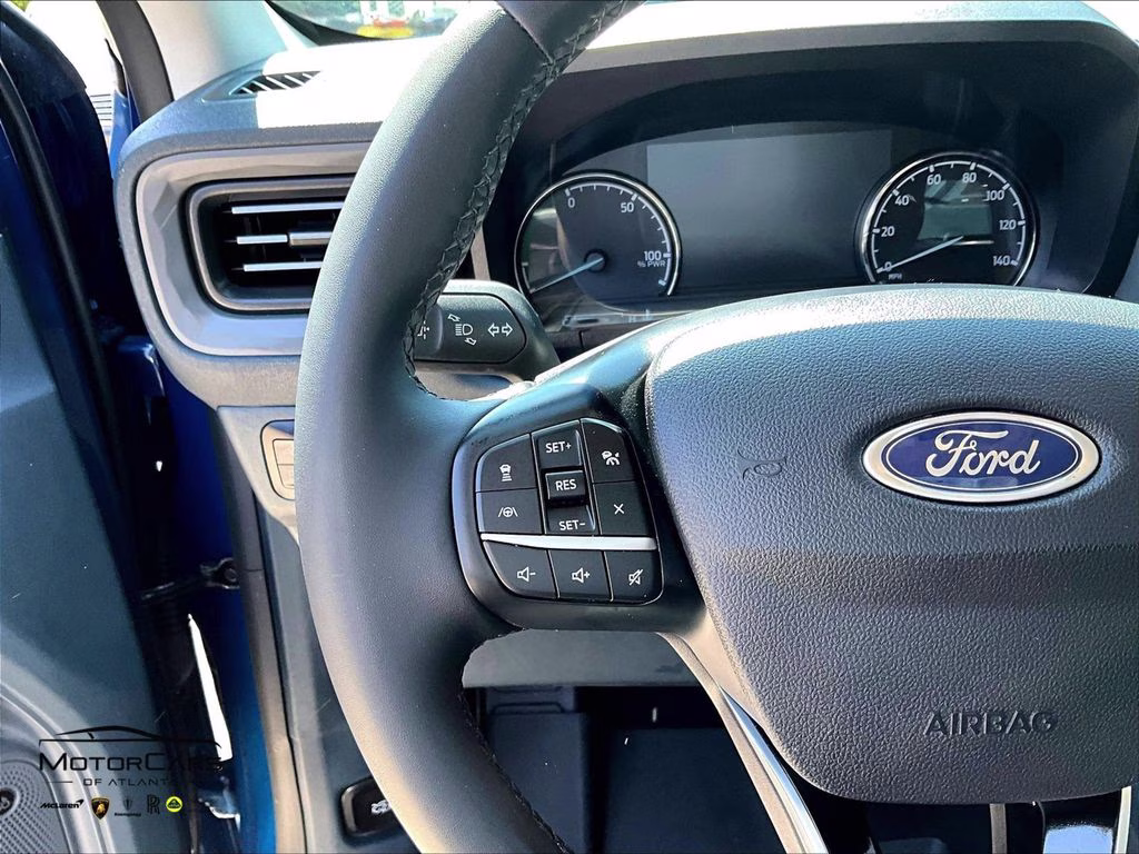 2023 Blue Metallic Ford Maverick Lariat Black Appearance Package FWD Truck