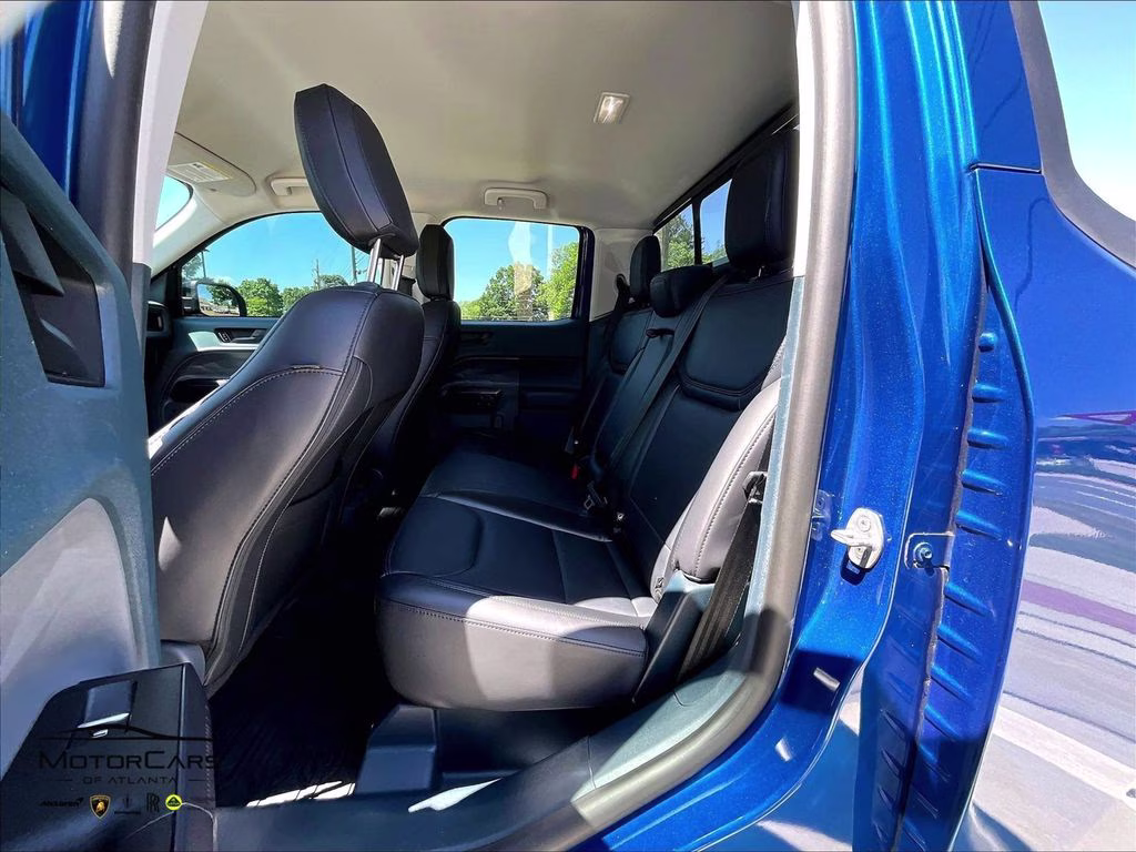 2023 Blue Metallic Ford Maverick Lariat Black Appearance Package FWD Truck