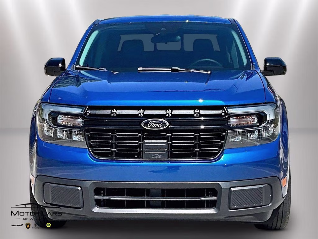 2023 Blue Metallic Ford Maverick Lariat Black Appearance Package FWD Truck