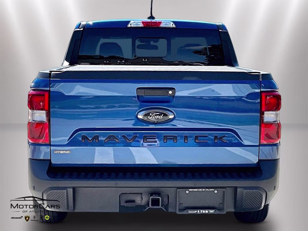 2023 Blue Metallic Ford Maverick Lariat Black Appearance Package FWD Truck