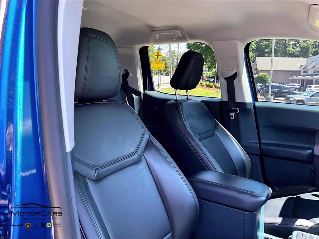 2023 Blue Metallic Ford Maverick Lariat Black Appearance Package FWD Truck