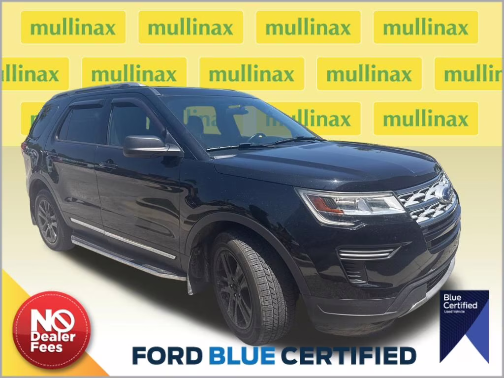 2019 Agate Black Metallic Ford Explorer XLT 4X4 SUV