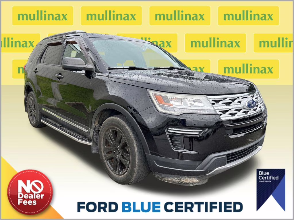 2019 Agate Black Metallic Ford Explorer XLT 4X4 SUV