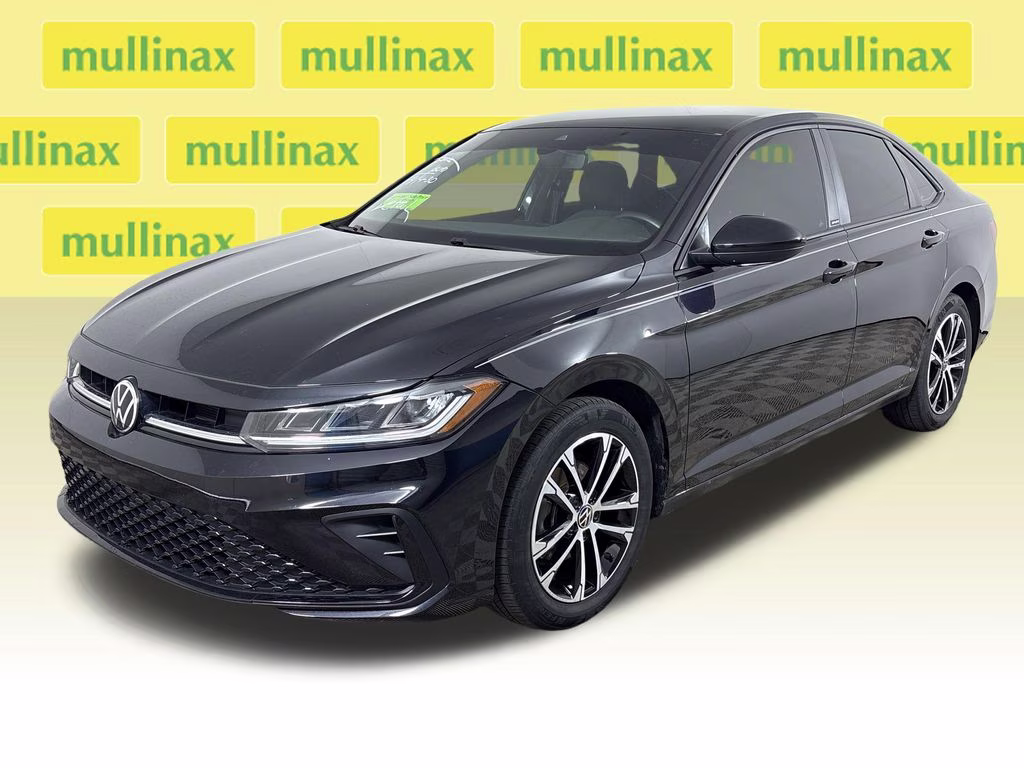 2025 Deep Black Pearl Volkswagen Jetta 1.5T Sport FWD Sedan