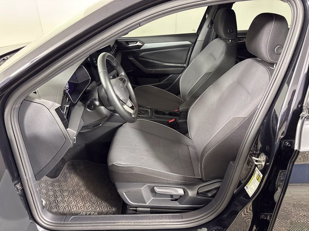 2025 Deep Black Pearl Volkswagen Jetta 1.5T Sport FWD Sedan