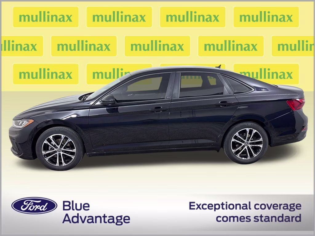 2025 Deep Black Pearl Volkswagen Jetta 1.5T Sport FWD Sedan