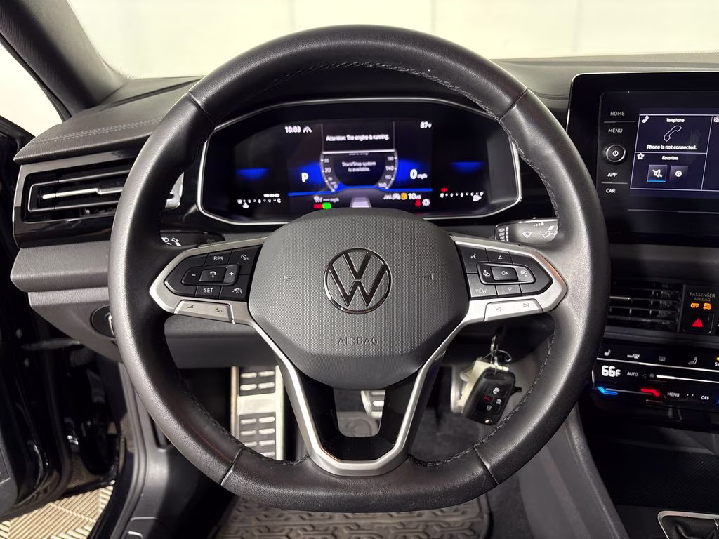 2025 Deep Black Pearl Volkswagen Jetta 1.5T Sport FWD Sedan