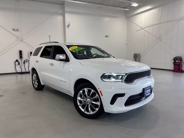 2024 White Knuckle Clearcoat Dodge Durango Citadel AWD SUV