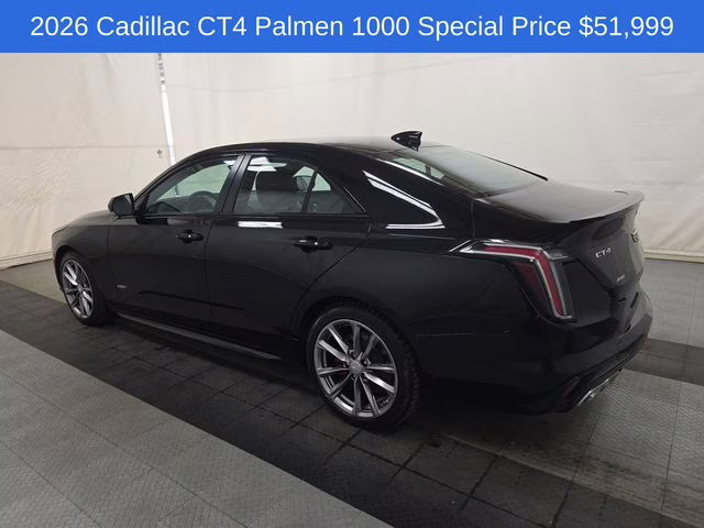 2026 Black Cadillac CT4 V-Series RWD Sedan
