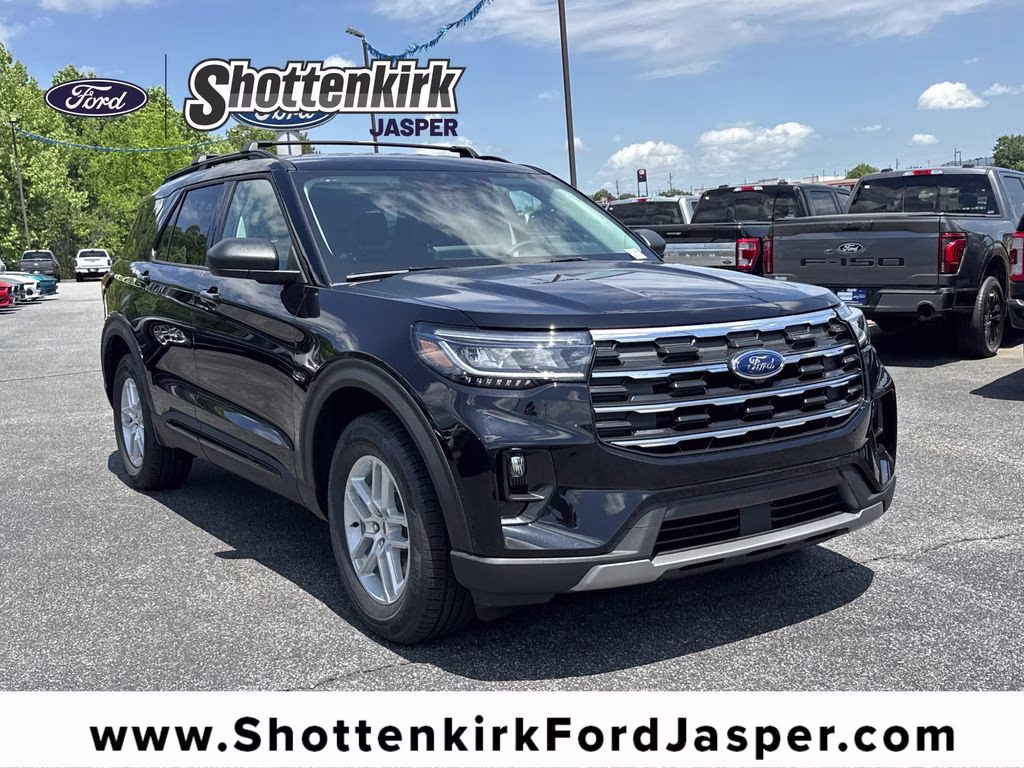2026 Agate Black Metallic Ford Explorer Active RWD SUV