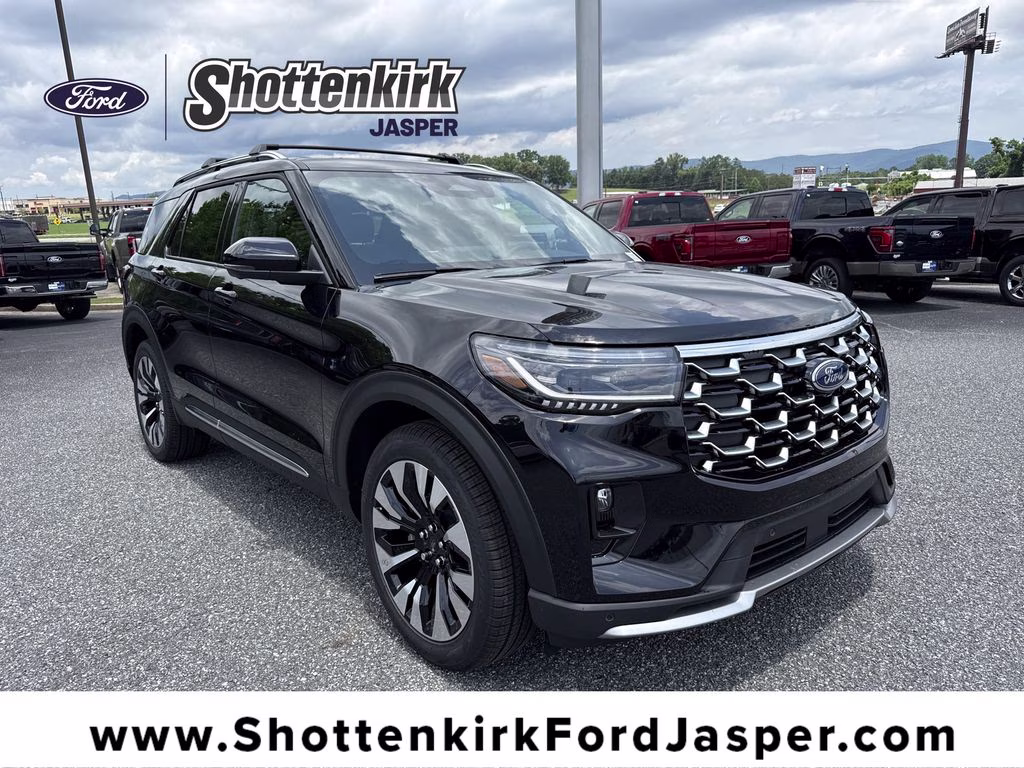 2026 Black Ford Explorer Platinum 4X4 SUV