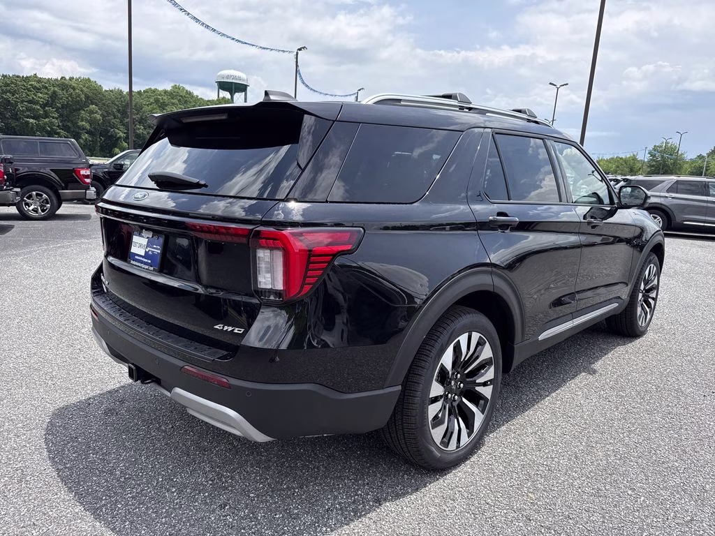 2026 Black Ford Explorer Platinum 4X4 SUV