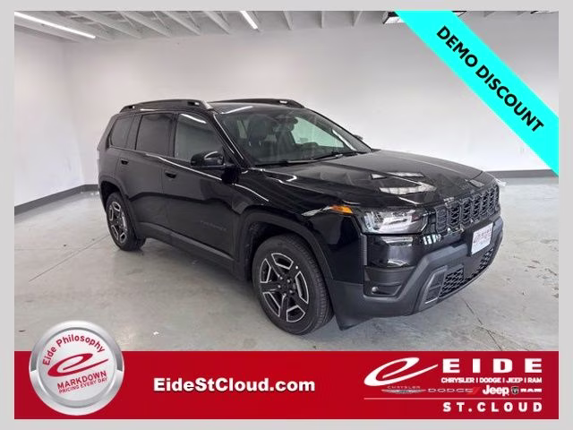 2026 Diamond Black Crystal Pearlcoat Jeep Cherokee Limited 4X4 SUV