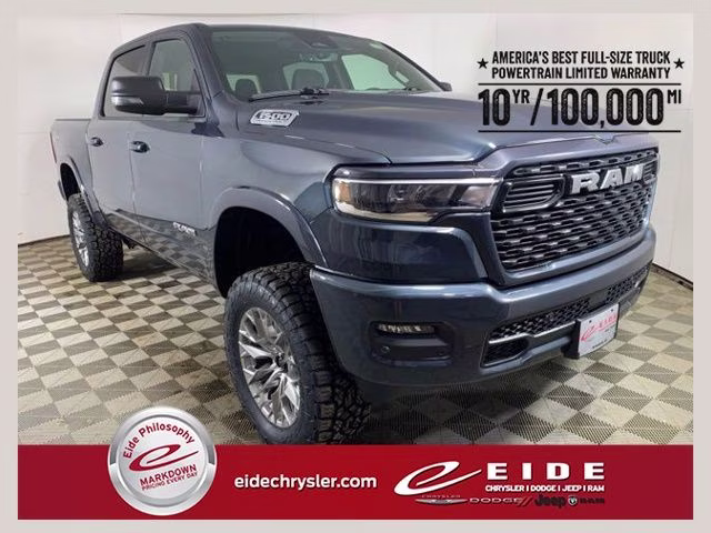 2026 Forged Blue Metallic Ram 1500 Big Horn Eide Extreme 4X4 Truck
