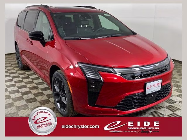 2027 Red Hot Pearlcoat Chrysler Pacifica Limited AWD Van