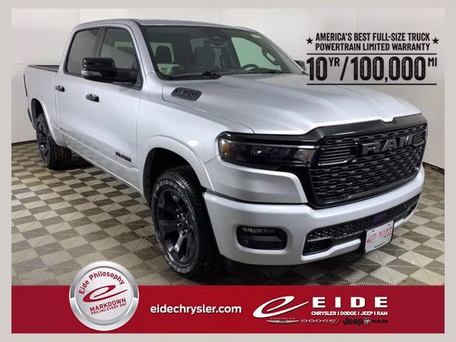 2026 Silver Zynith Ram 1500 Big Horn Night Edition 4X4 Truck