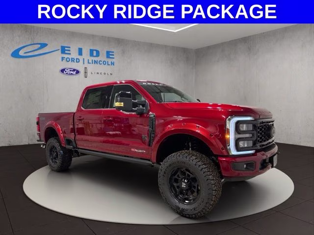 2026 Ruby Red Metallic Tinted Clearcoat Ford Super Duty F-250 SRW Lariat ROCKY RIDGE 4X4 Truck