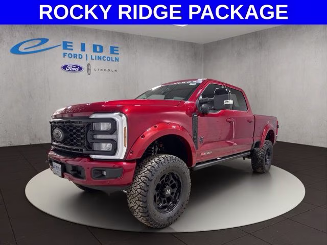 2026 Ruby Red Metallic Tinted Clearcoat Ford Super Duty F-250 SRW Lariat ROCKY RIDGE 4X4 Truck
