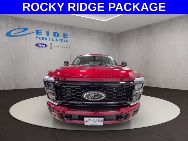 2026 Ruby Red Metallic Tinted Clearcoat Ford Super Duty F-250 SRW Lariat ROCKY RIDGE 4X4 Truck