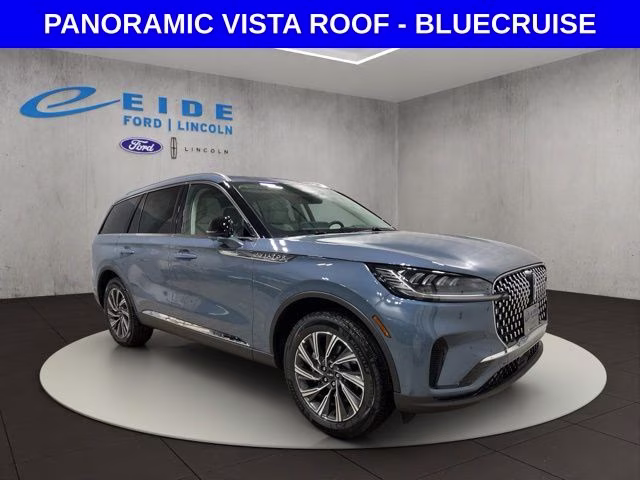 2026 Whisper Blue Metallic Clearcoat Lincoln Aviator Premiere AWD SUV