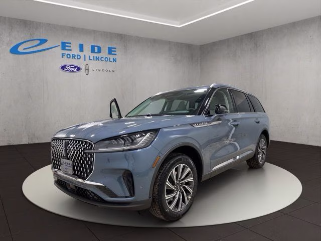 2026 Whisper Blue Metallic Clearcoat Lincoln Aviator Premiere AWD SUV