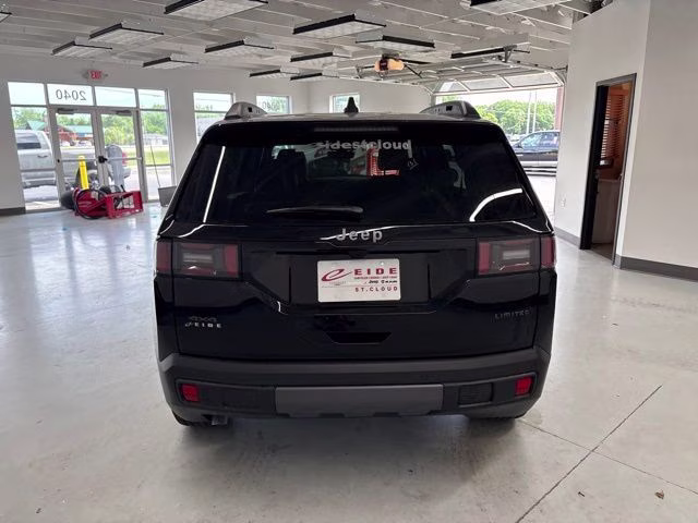 2026 Diamond Black Crystal Pearlcoat Jeep Cherokee Limited 4X4 SUV