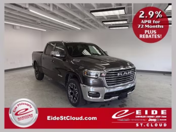 2026 Granite Crystal Metallic Clearcoat Ram 1500 Laramie 4X4 Truck