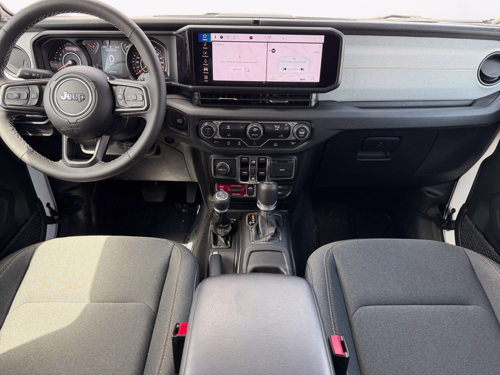2025 Bright White Clearcoat Jeep Wrangler Willys 4X4 SUV