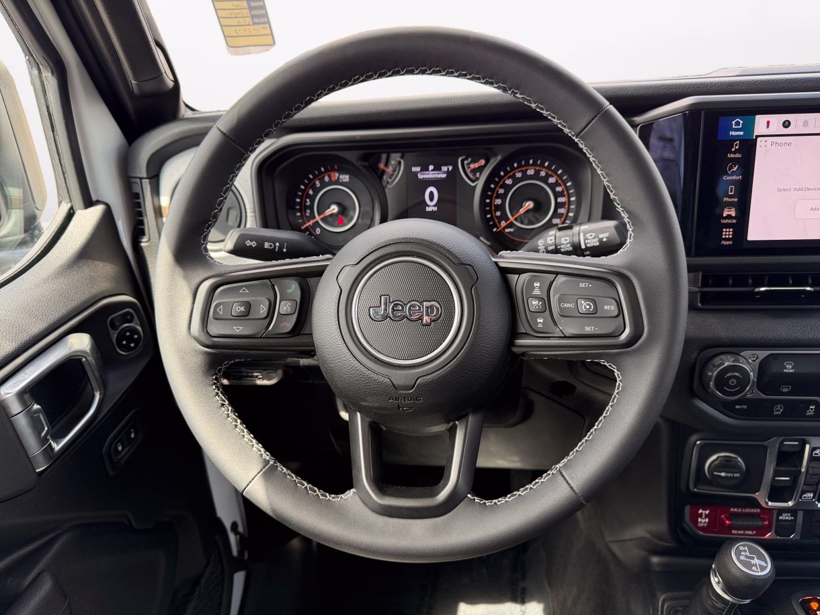 2025 Bright White Clearcoat Jeep Wrangler Willys 4X4 SUV