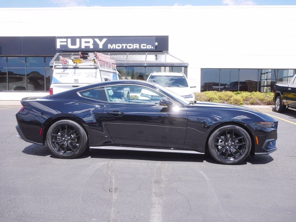 2024 Shadow Black Ford Mustang EcoBoost Premium RWD Coupe