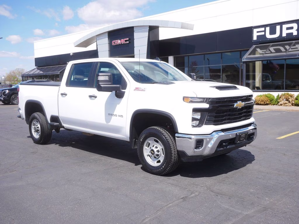 2025 Summit White Chevrolet Silverado 2500HD Work Truck 4X4 Truck