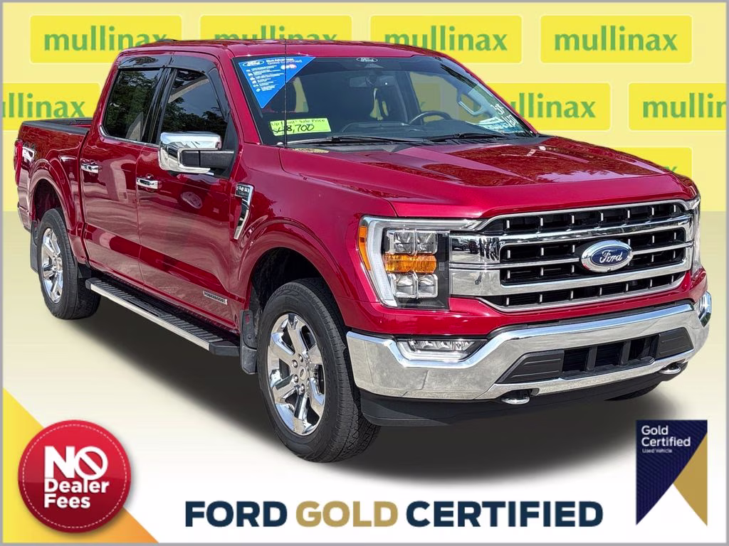 2022 Red Metallic Ford F-150 Lariat 4X4 Truck