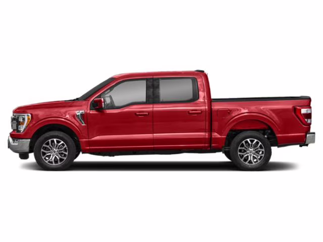 2022 Rapid Red Metallic Tinted Clearcoat Ford F-150 Lariat 4X4 Truck