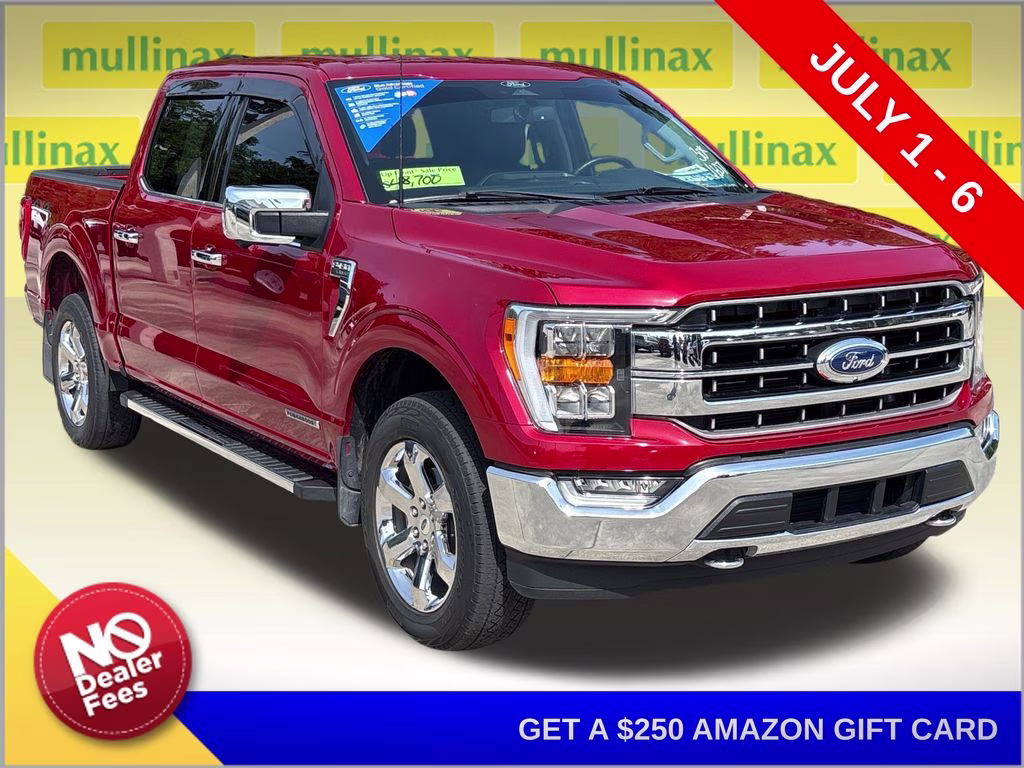 2022 Red Metallic Ford F-150 Lariat 4X4 Truck